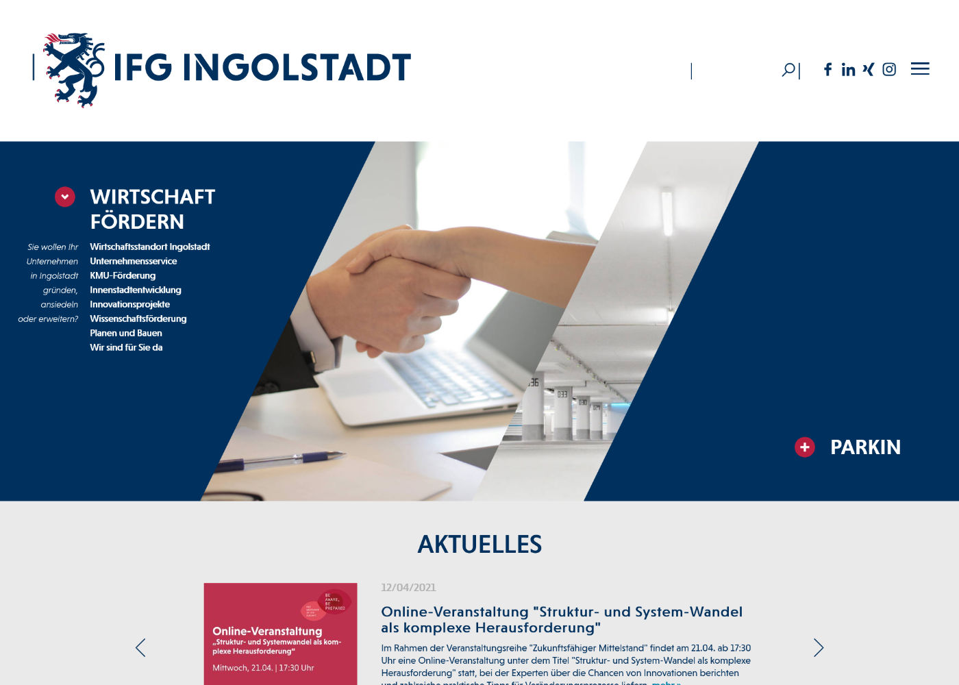 Screeshot IFG Ingolstadt